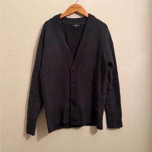 Allbirds Black Merino Wool Cardigan Women’s S Button Front Sustainable Cozy